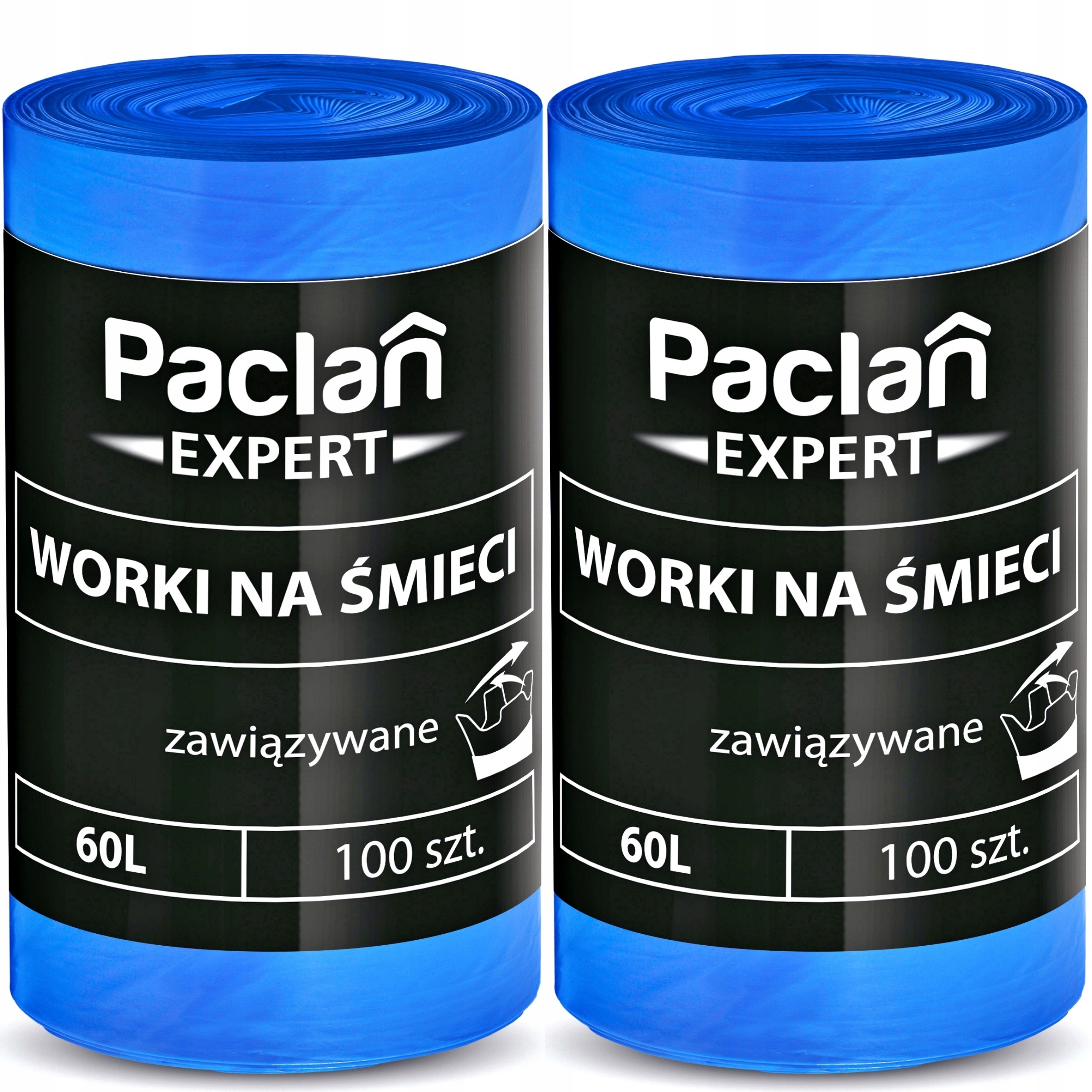 Paclan Expert vrecia na odpad 60 l 200 ks | Extra pevné so zaťahovacími ušami